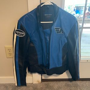 Buell Vanson Leather motorcycle jacket